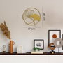 Wallity Ginkgo Leaf Metal Wall Art - APT620 Dorado